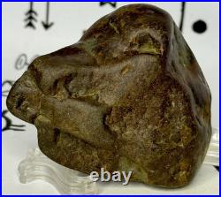 Native American Indian Authentic Artifact Stone Effigy Carved, 4.2 oz. VA