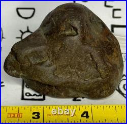 Native American Indian Authentic Artifact Stone Effigy Carved, 4.2 oz. VA