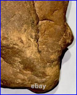 Native American Indian Authentic Artifact Stone Effigy Carved, 6 lb 5 oz. VA