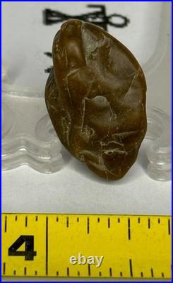 Native American Indian Authentic Artifact Stone Mini Effigy Carved. 3 oz. VA
