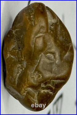 Native American Indian Authentic Artifact Stone Mini Effigy Carved. 3 oz. VA