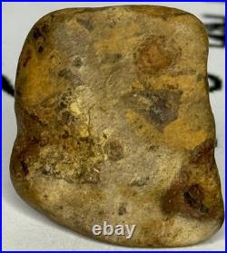 Native American Indian Authentic Artifact Stone Mini Effigy Painted, 4 oz. VA