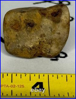 Native American Indian Authentic Artifact Stone Mini Effigy Painted, 4 oz. VA