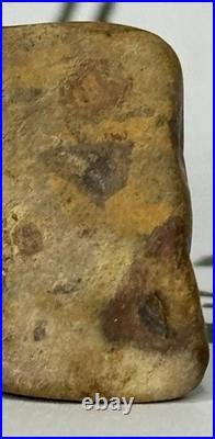 Native American Indian Authentic Artifact Stone Mini Effigy Painted, 4 oz. VA