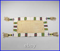 Native American Indian Beaded Horse Blanket Sioux style Beaded Horse Saddle