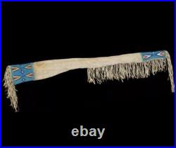 Native American Indian Beaded Sioux Tribe Style Hide Rifle Scabbard WV608