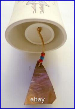 Native American Indian CHRISTI- Bell Chime Signed Terry Indian Hand Ptd