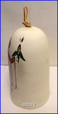 Native American Indian CHRISTI- Bell Chime Signed Terry Indian Hand Ptd