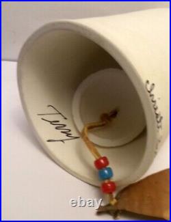 Native American Indian CHRISTI- Bell Chime Signed Terry Indian Hand Ptd