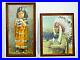 Native American Indian Canvas Print Framed