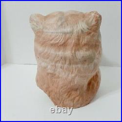 Native American Indian Chief Bear Head Bust Statue Swirl Layered Clay Resin 18lb