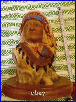 Native American Indian Chief Mill Creek Studios By Steven Herrero