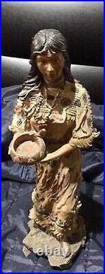 Native American Indian Figurine Collection Ceramic