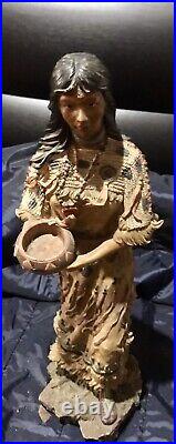 Native American Indian Figurine Collection Ceramic