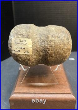 Native American Indian Grooved Hammer Stone Artifact, Butler Canyon, Utah