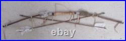 Native American Indian Hand Crafted Bow And Arrow Wall Hanging