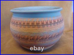 Native American Indian Hand Etched Inside and Out Pot Gilmore