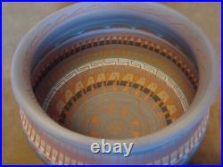 Native American Indian Hand Etched Inside and Out Pot Gilmore