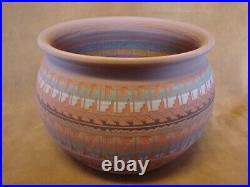 Native American Indian Hand Etched Inside and Out Pot Gilmore