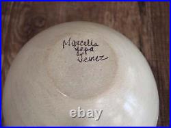 Native American Indian Handmade Clay Floral Pottery by Marcella Yepa