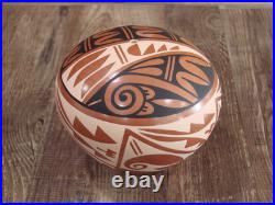 Native American Indian Handmade Clay Seed Pot by CG Loretto