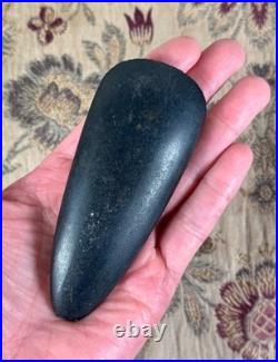 Native American Indian Hematite Stone Tool Celt Axe Head Weapon Archaic Artifact