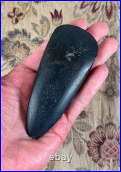 Native American Indian Hematite Stone Tool Celt Axe Head Weapon Archaic Artifact