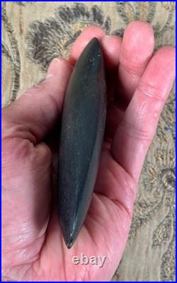 Native American Indian Hematite Stone Tool Celt Axe Head Weapon Archaic Artifact