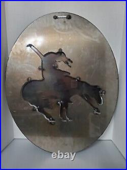 Native American- Indian Inspired Metal 3D Wall Art-Handmade-Unknown Artist