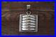 Native American Indian Jewelry Sterling Silver Ribbed Pendant by Thomas Charley