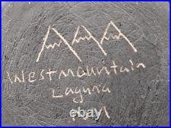 Native American Indian Laguna Pottery West Mountain