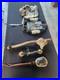 Native American Indian Lot Rawhide Shaman, Turtle Rattle, Hunting Hammer, Art