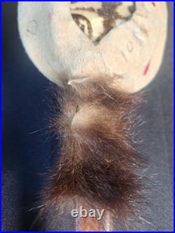 Native American Indian Lot Rawhide Shaman, Turtle Rattle, Hunting Hammer, Art