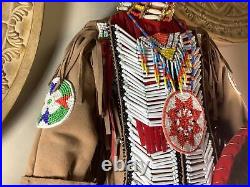 Native American Indian Male Brave Figure By Nanci -The Timeless Collection withCOA