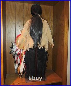 Native American Indian Male Brave Figure By Nanci -The Timeless Collection withCOA