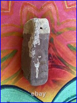 Native American Indian Painting Stone Burial Ascent Art Piece Effigy