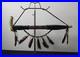 Native American Indian Peace Pipe Decor By Larry Cly Navajo About 18 1/4 GY7
