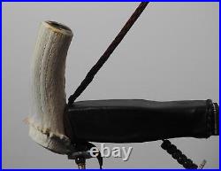 Native American Indian Peace Pipe Decor By Larry Cly Navajo About 18 1/4 GY7
