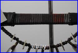 Native American Indian Peace Pipe Decor By Larry Cly Navajo About 18 1/4 GY7