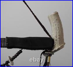 Native American Indian Peace Pipe Decor By Larry Cly Navajo About 18 1/4 GY7
