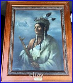 Native American Indian Portrait Copy of Oil Painting Art Chief Buffalo Bezhike