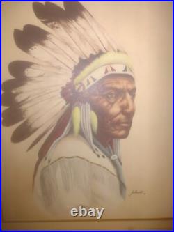 Native American Indian Print