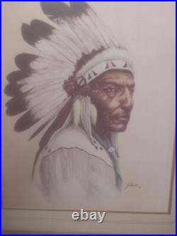 Native American Indian Print