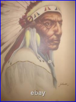 Native American Indian Print
