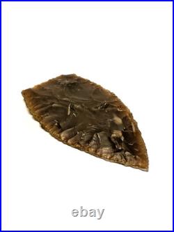 Native American Indian River Flint Point with Midwest COA 9+ 4 3/16