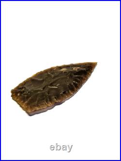 Native American Indian River Flint Point with Midwest COA 9+ 4 3/16