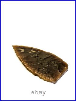 Native American Indian River Flint Point with Midwest COA 9+ 4 3/16