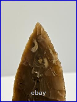 Native American Indian River Flint Point with Midwest COA 9+ 4 3/16