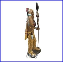 Native American Indian Spirit Chief Statue 31 Inch