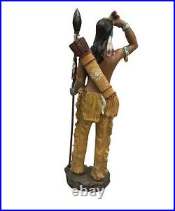 Native American Indian Spirit Chief Statue 31 Inch